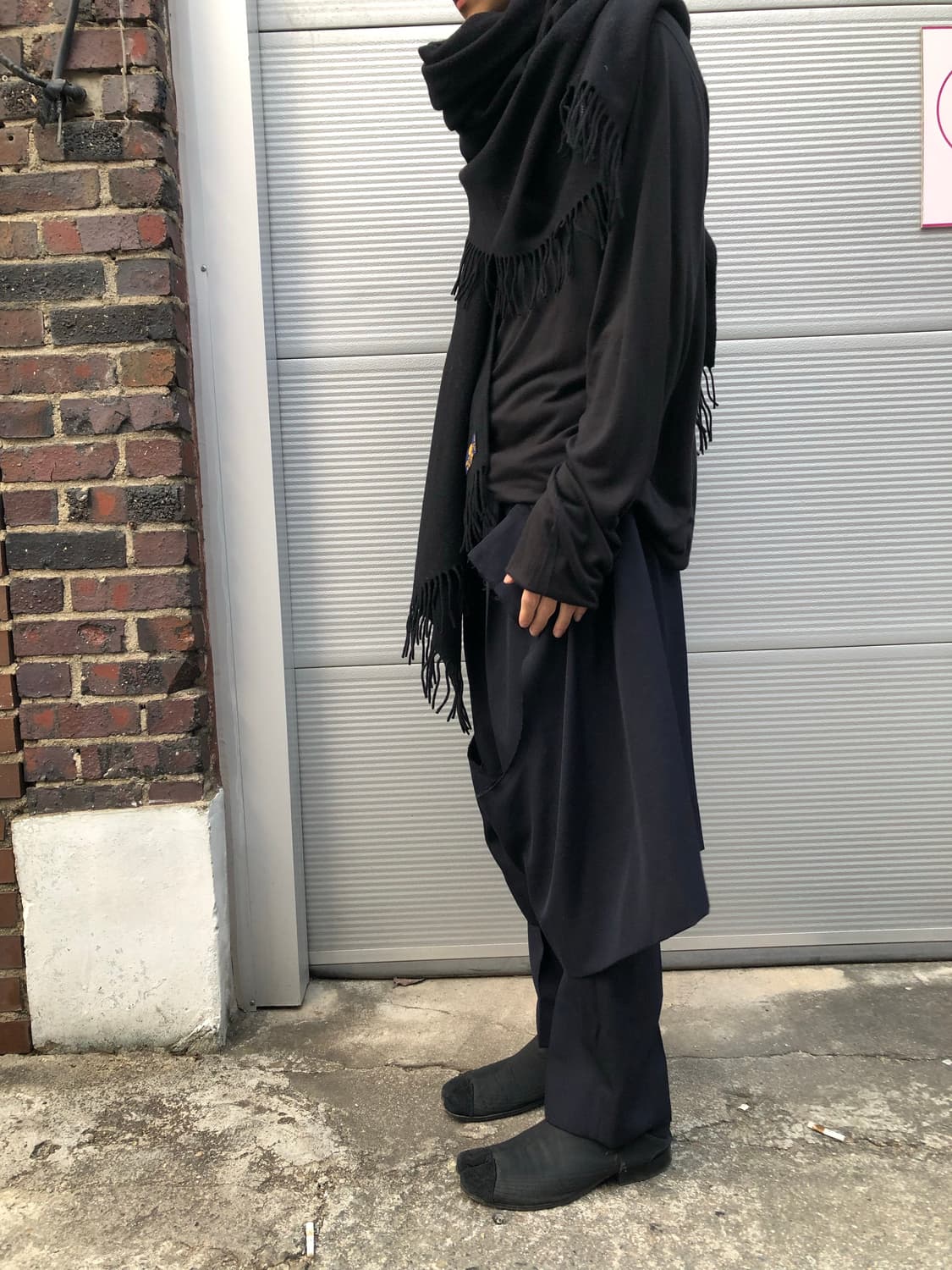 꼼데가르송 23aw 더블 레이어드 팬츠 상품이미지9