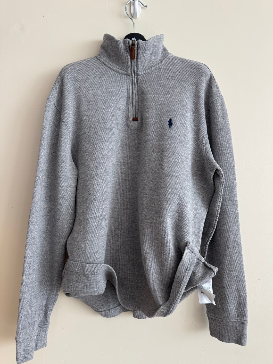 폴로 랄프로렌 하프집업 그레이 니트 M 상품이미지6