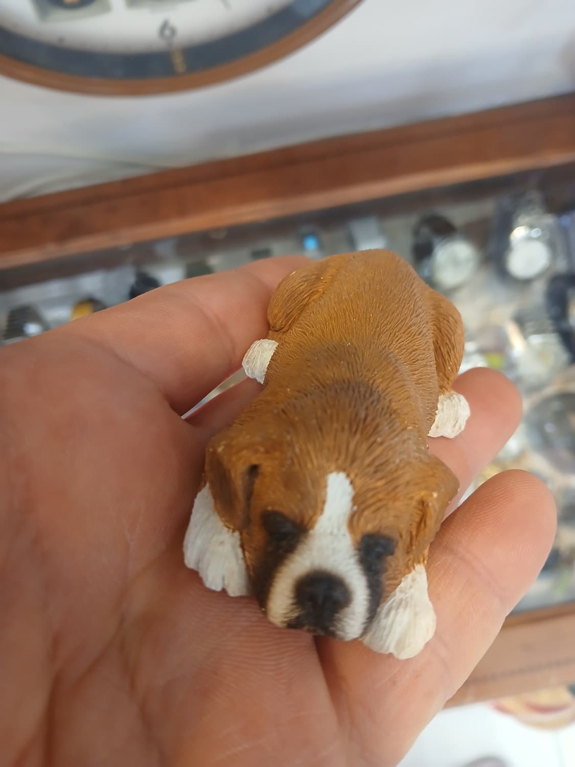 미국 빈티지 핸드메이드 강아지 피규어 두개 셋트 상품이미지5