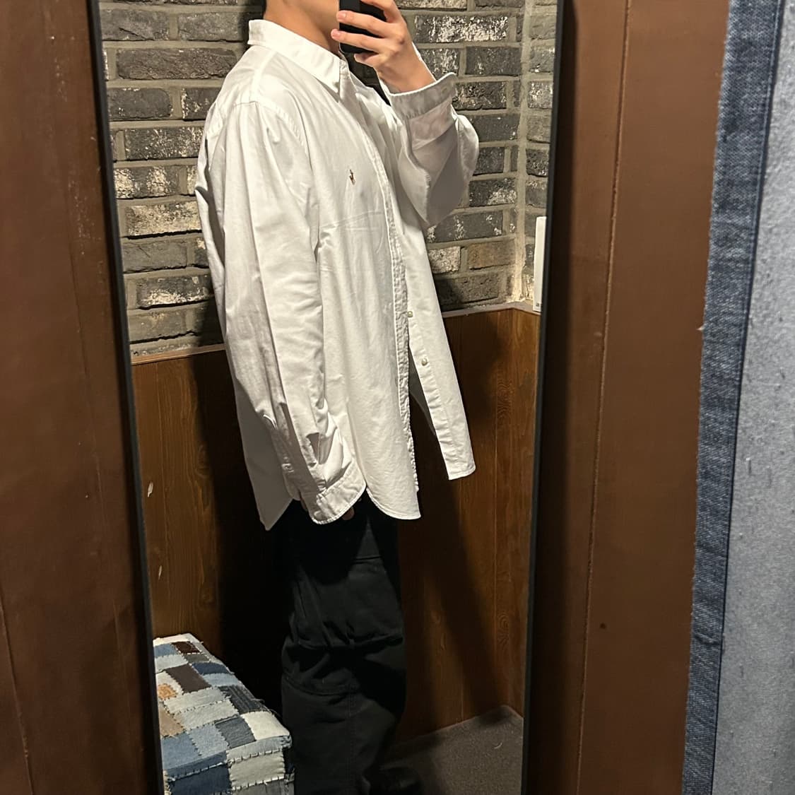 3XL) 폴로 랄프로렌 클래식핏 화이트 옥스포드 셔츠 상품이미지9