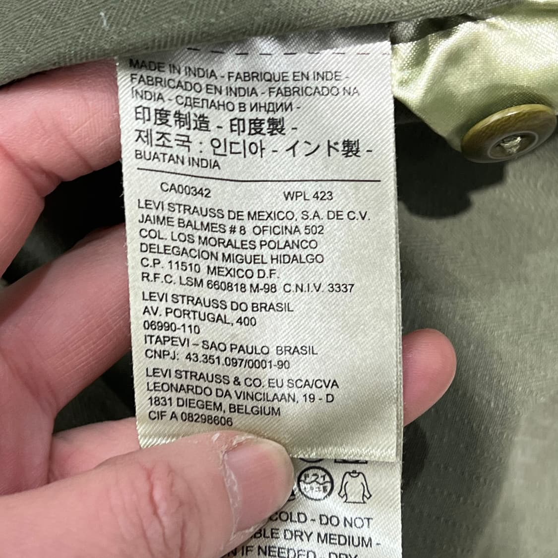 리바이스 백로고 워크셔츠 s09348 상품이미지7