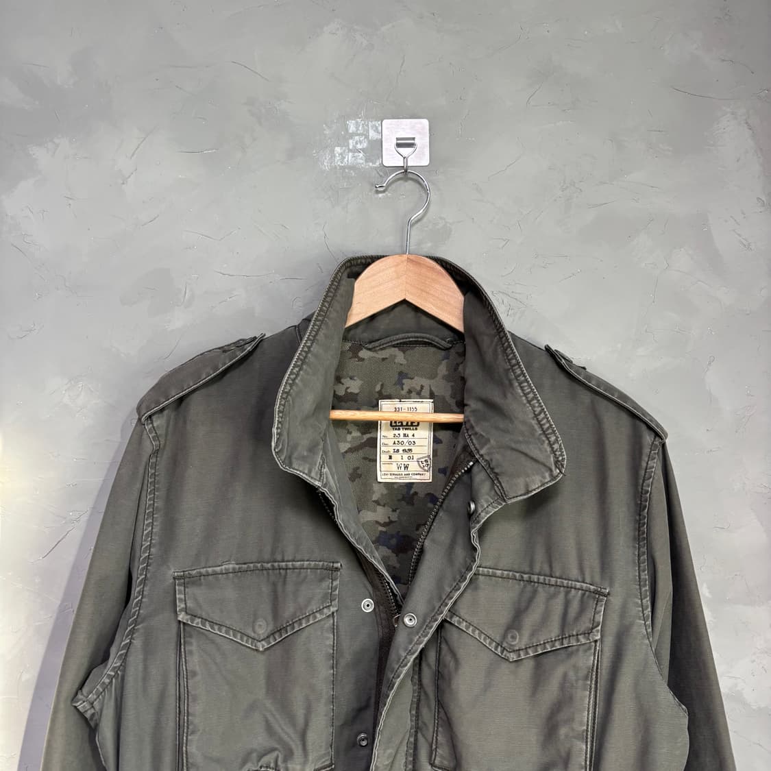 리바이스 빈티지 M-65 필드자켓 올리브 카키 상품이미지2