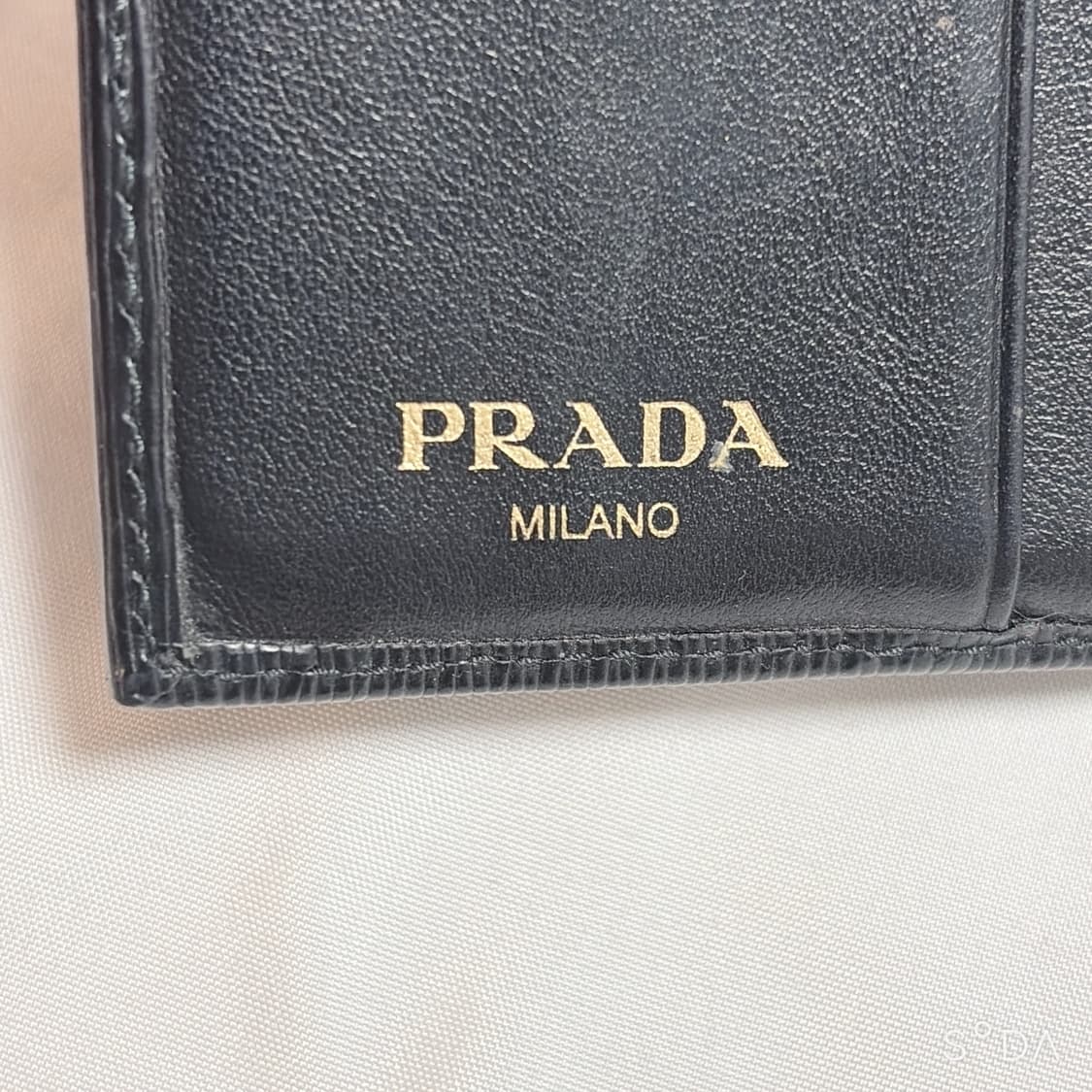 프라다 사파이노 반지갑 블랙 상품이미지5