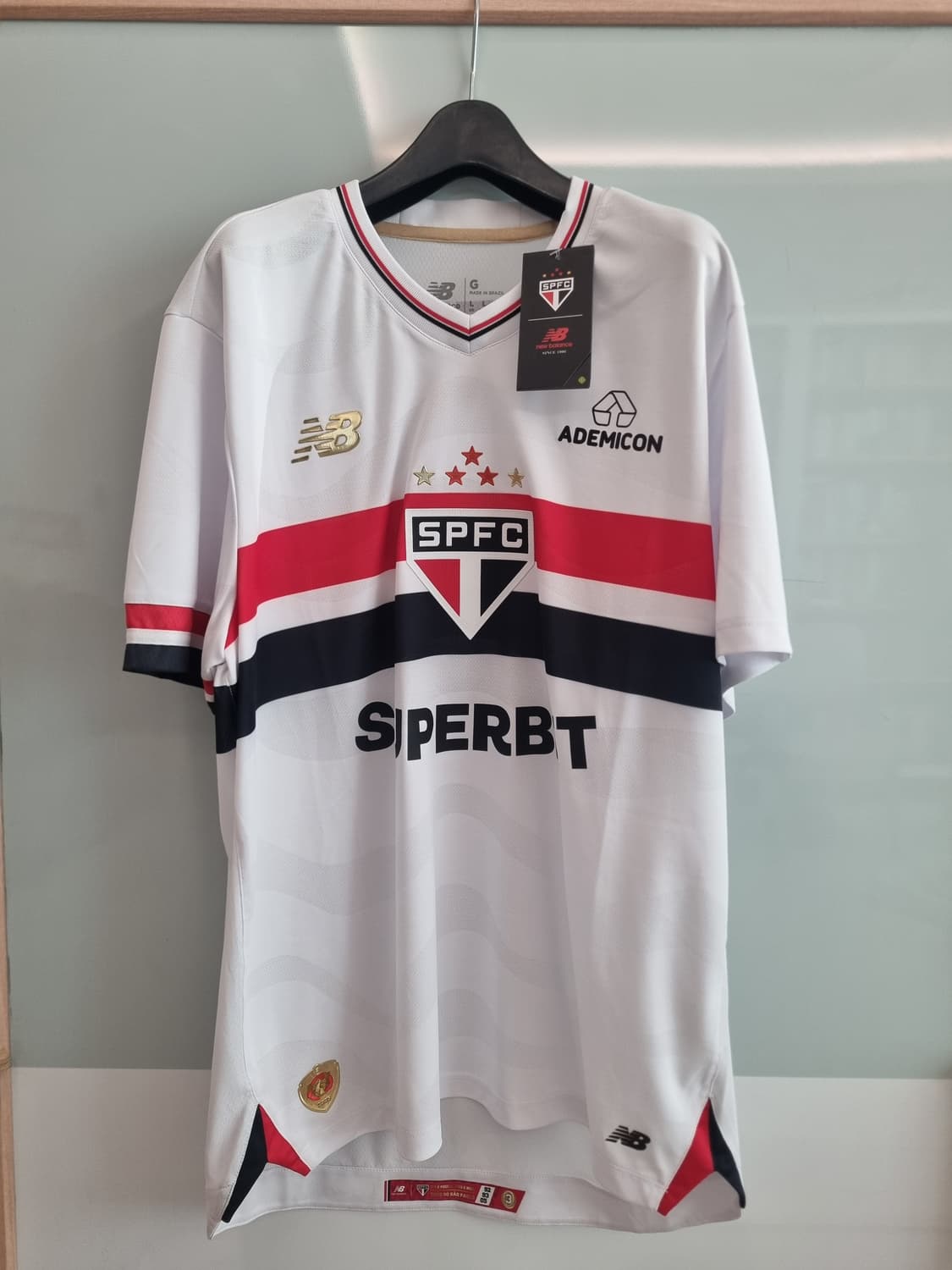 25-26 상파울루 FC 홈 어센틱 뉴발란스 상품이미지1