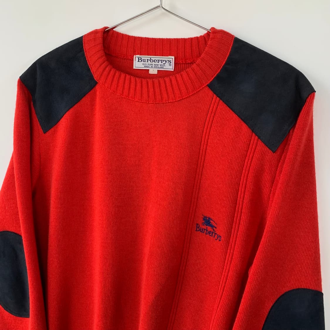 버버리 레드 울 니트 상품이미지2