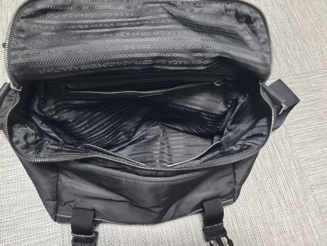 프라다 카메라백 바이커백 크롬 레더 숄더백 크로스백 va1063 상품이미지9