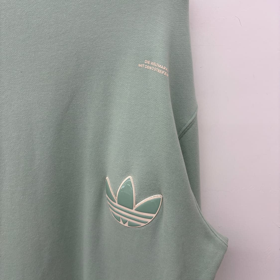 아디다스 민트색 트레포일 맨투맨 남성2XL 상품이미지5