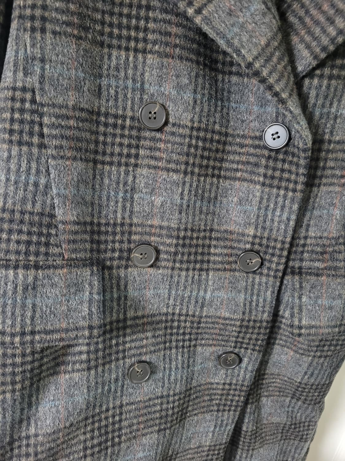 제이슨우 체크 롱코트 상품이미지6