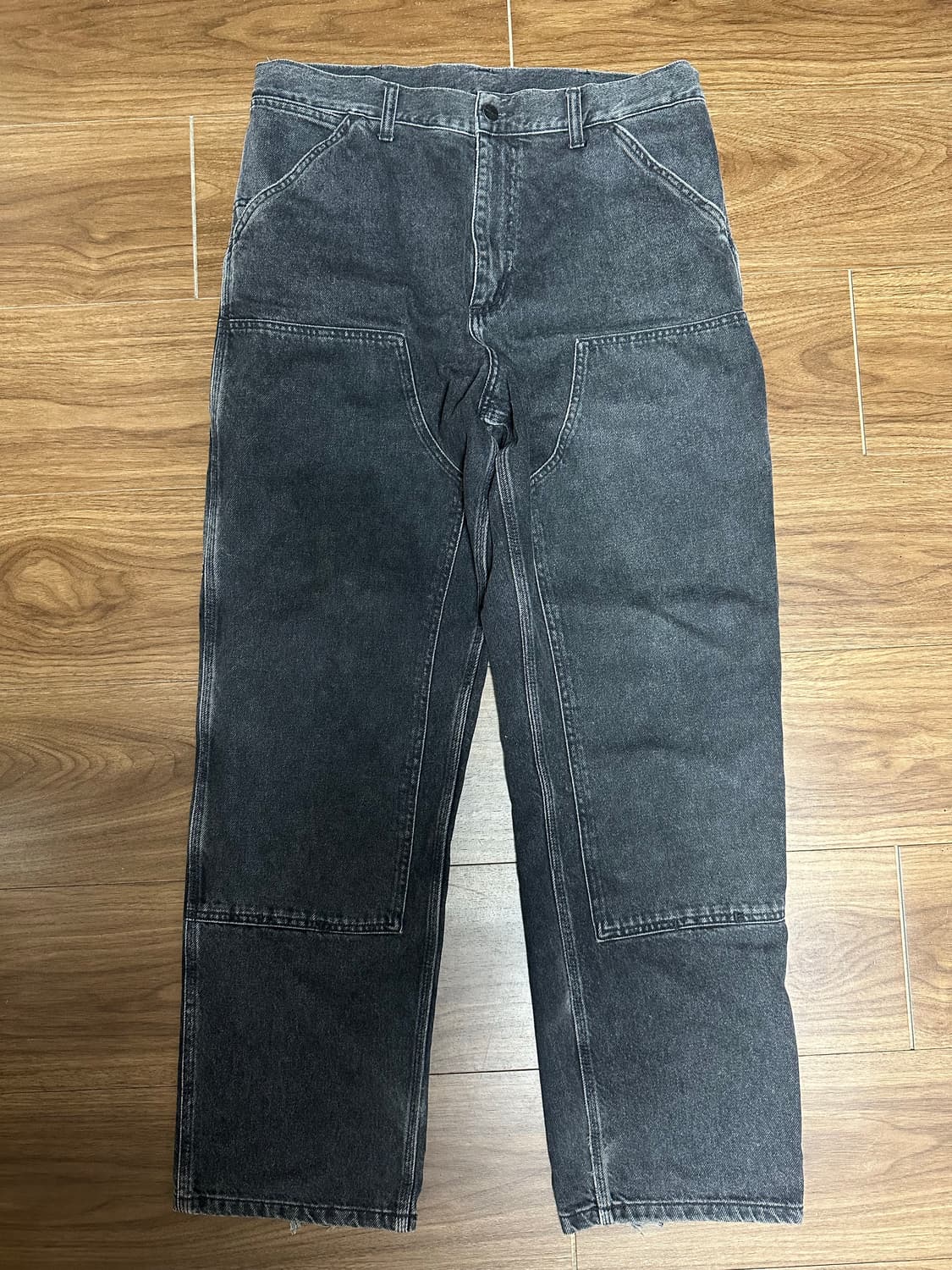 칼하트WIP 더블니 데님 워크 팬츠 상품이미지1