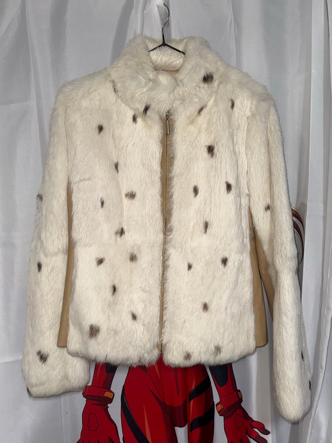 래빗퍼 양가죽 갸루 y2k 퍼자켓  상품이미지1