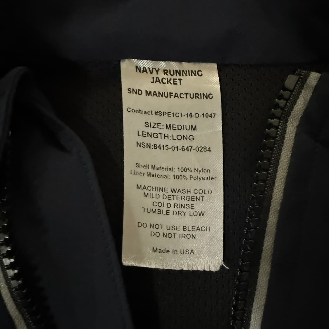 [M] 밀리터리 미 해군 NAVY 바람막이 러닝 자켓 -5 상품이미지4