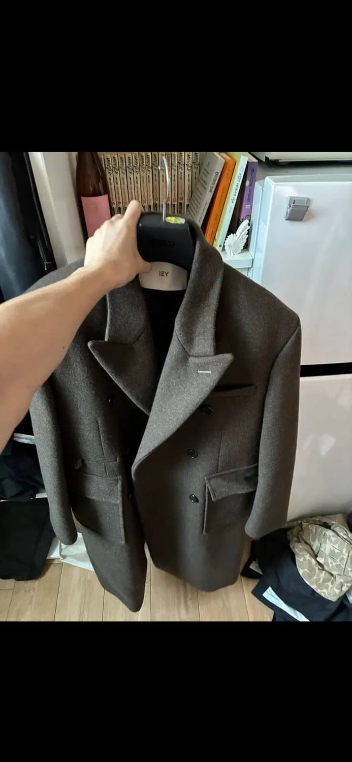 Iey 더블 코트 브라운 m 상품이미지3