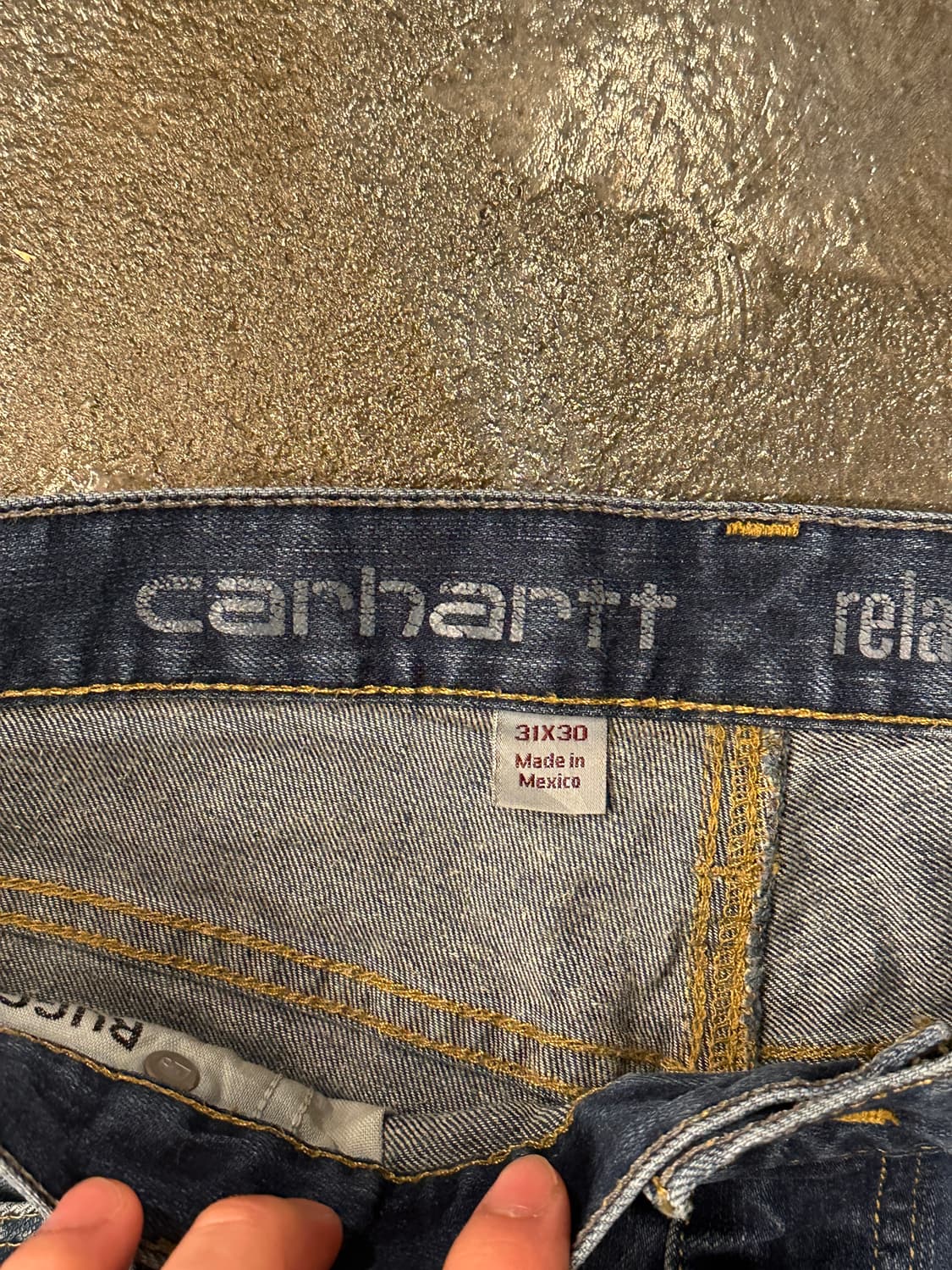 칼하트 102809 러그드 플렉스 릴렉스드 핏 부츠컷 31x30 상품이미지4