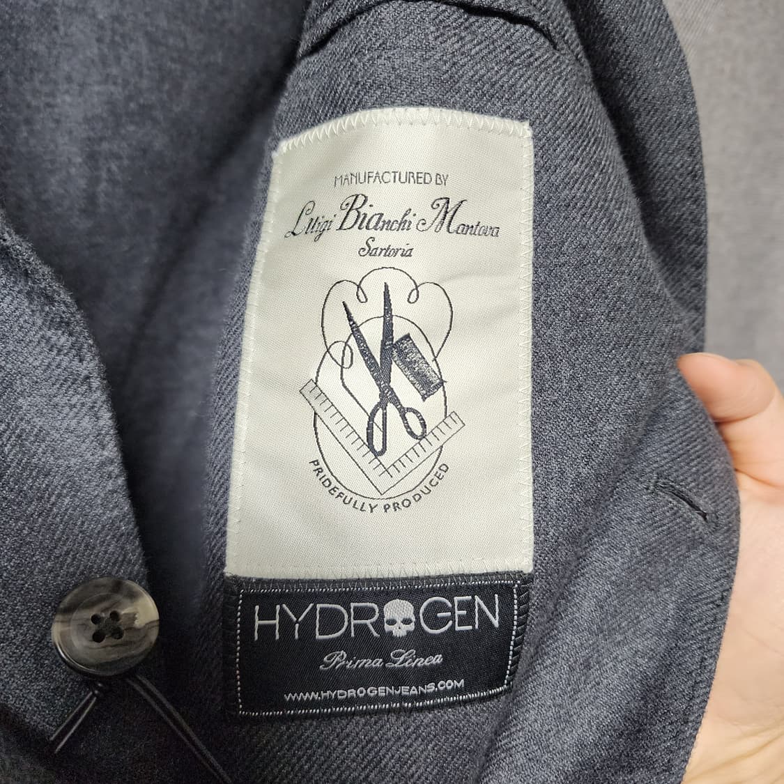 하이드로겐 스컬 아티잔 노치트 라펠 싱글 블레이져 상품이미지5