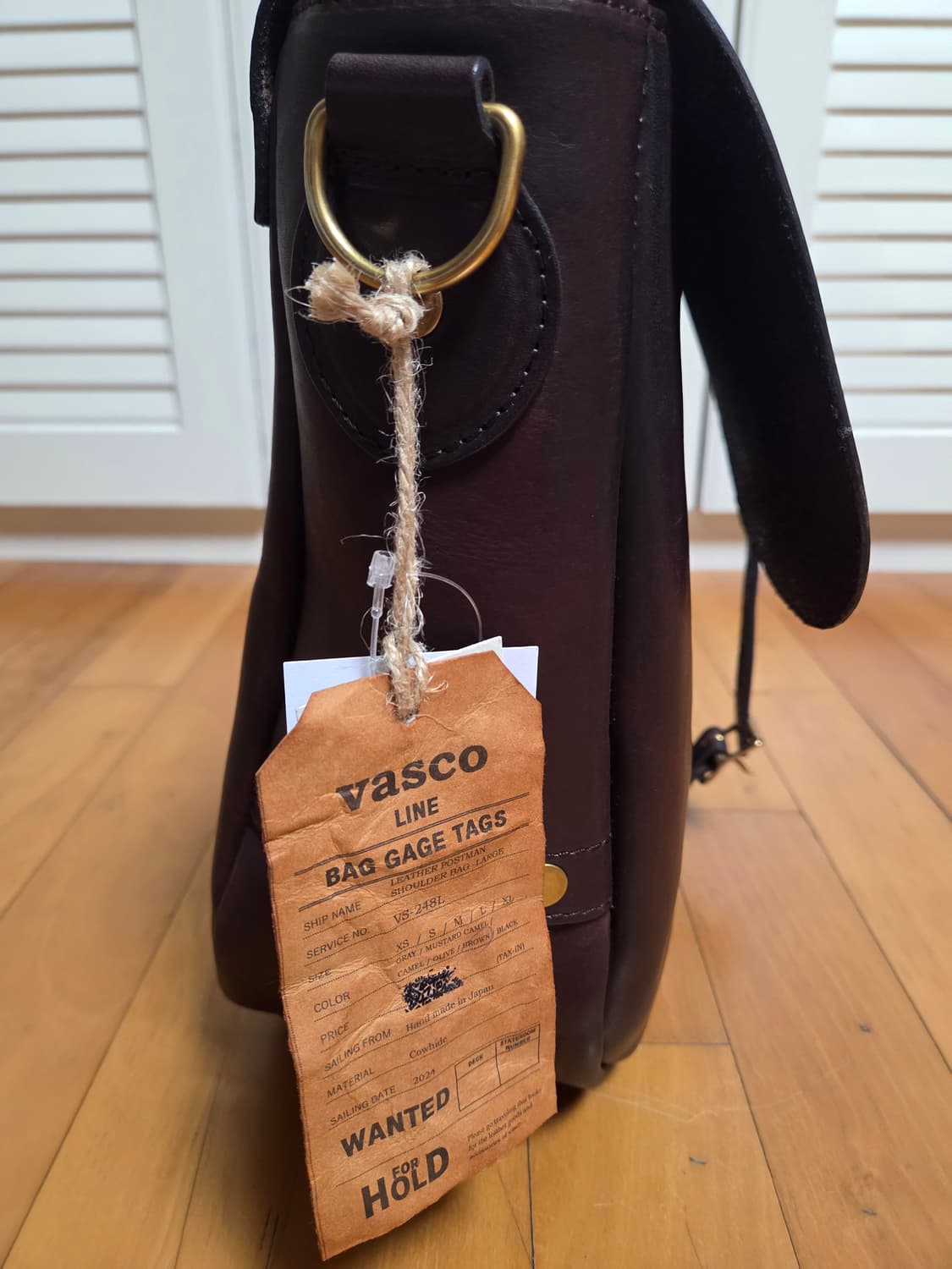 바스코 vasco 메일백 라지 브라운 상품이미지5