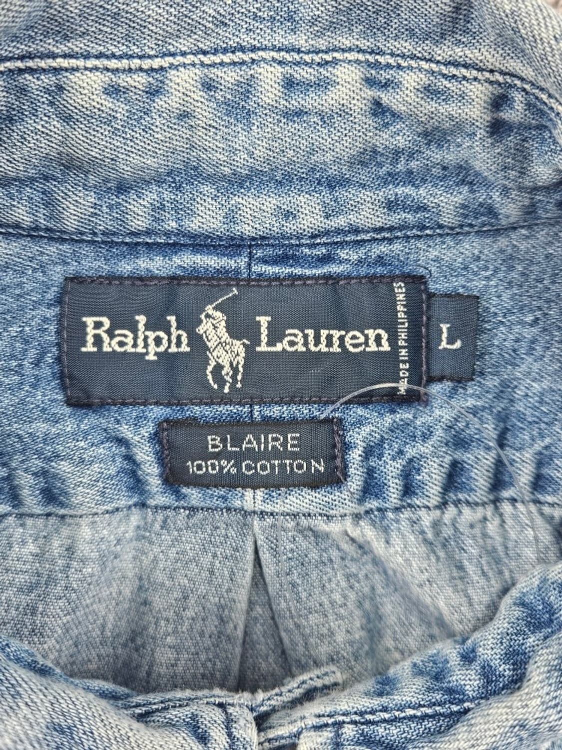 80's 폴로랄프로렌 블레어 데님 셔츠 ( L ) / 11453 상품이미지8