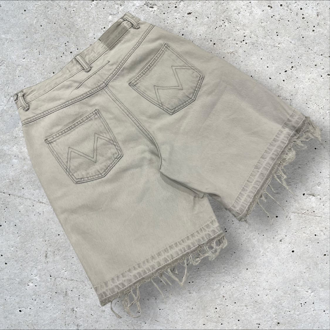 [S] 24s 마뗑킴 데님 반바지 컷오프 디자인 상품이미지2