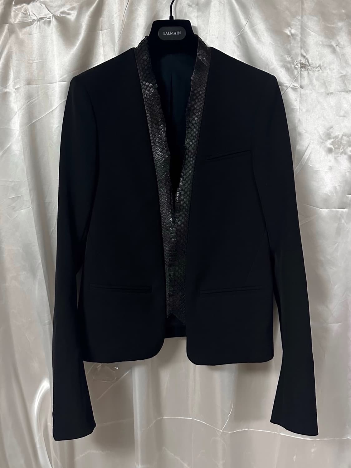 발망 SS12 파이톤 레더 블레이저 자켓 상품이미지1