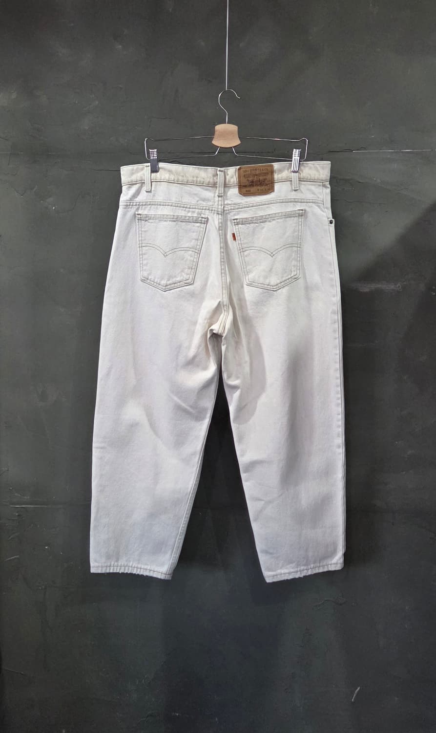 90's Levi's 550 - Orange - Made in U.S.A 상품이미지7