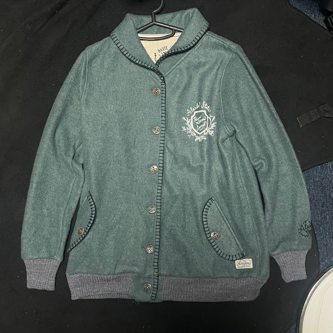 와이즈걸 구매 청록 가디건  상품이미지1