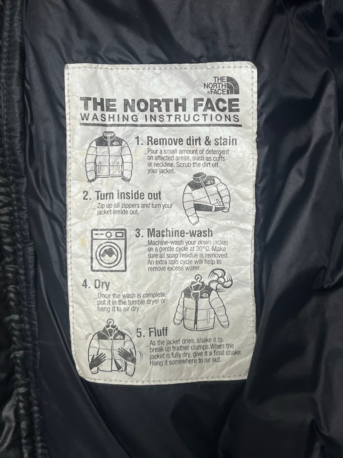 노스페이스 화이트 라벨 노벨티 눕시 다운 자켓 블랙 상품이미지3