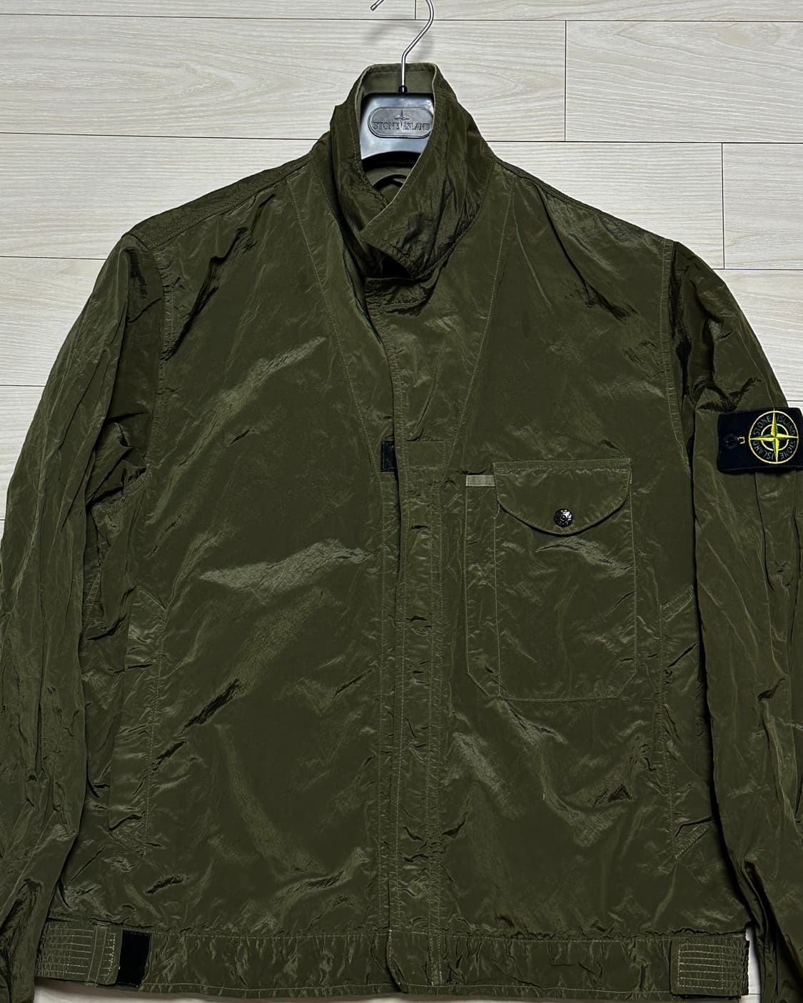 스톤아일랜드 나일론메탈 1/2 집업 자켓 XL(105) 국내판 상품이미지4