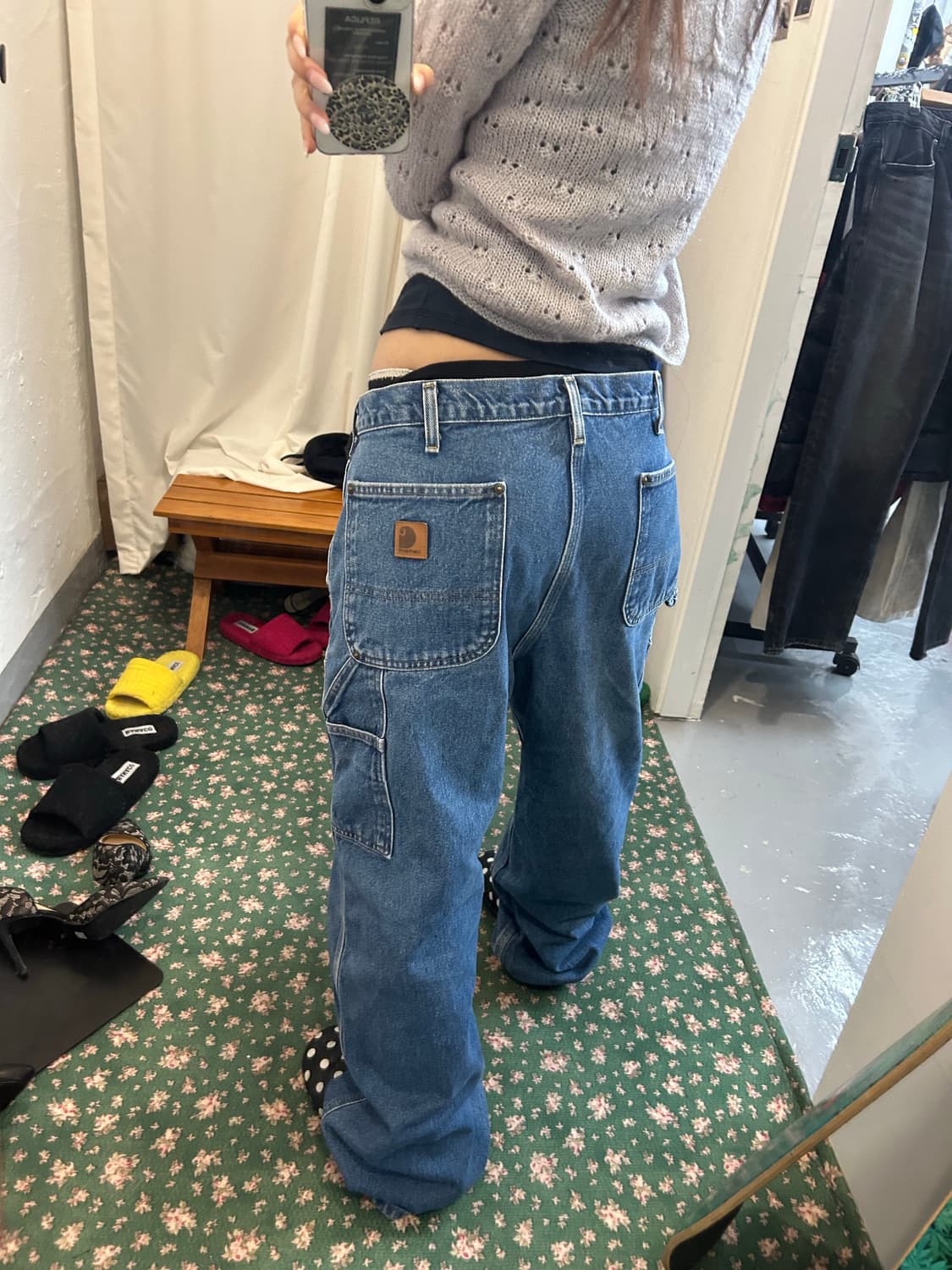 칼하트 더블니 청바지 상품이미지5