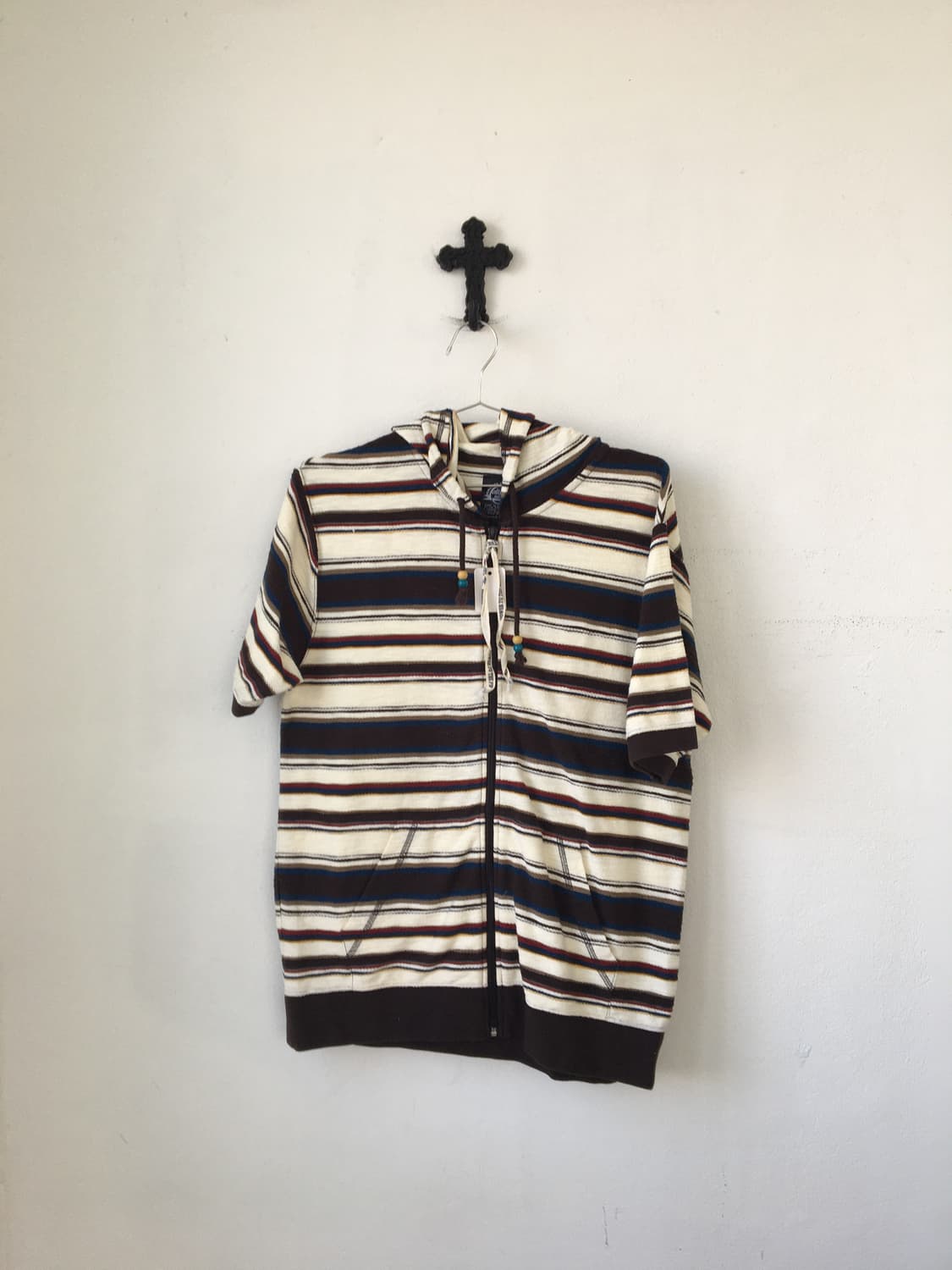 Stripe pattern hood zip up 상품이미지2