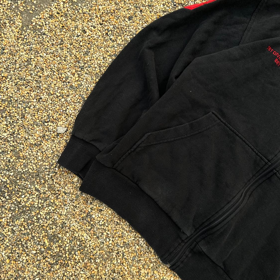 폴로 랄프로렌 빅로고 블랙 후드집업 상품이미지3