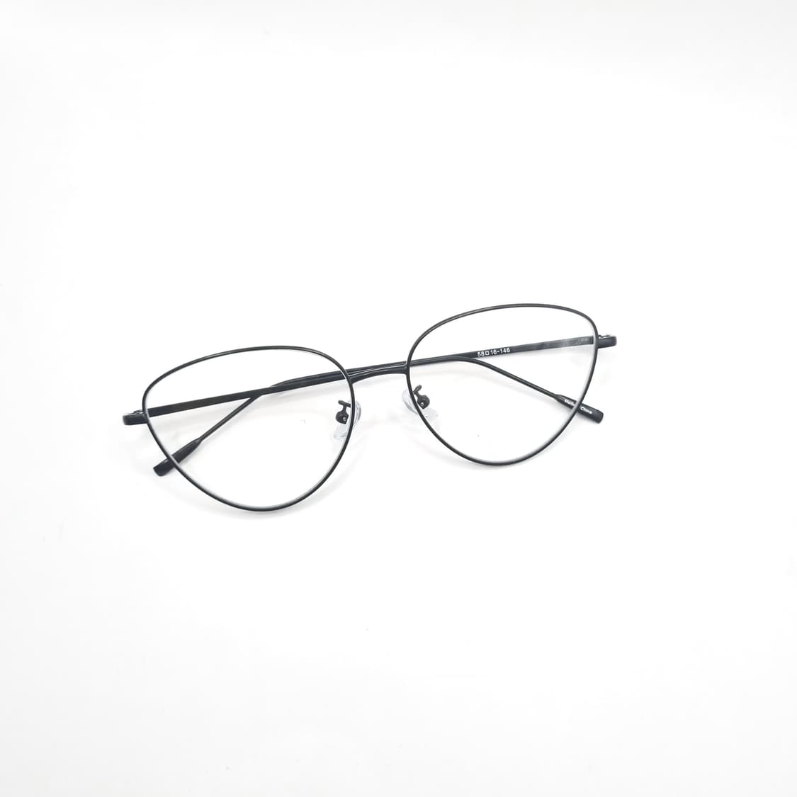 레트로 안구 블랙 메탈 안경테  346 상품이미지1