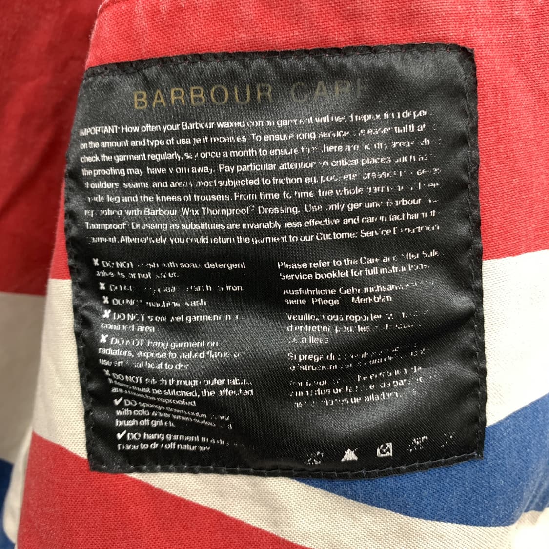 바버 인터내셔널 워크 자켓 상품이미지8