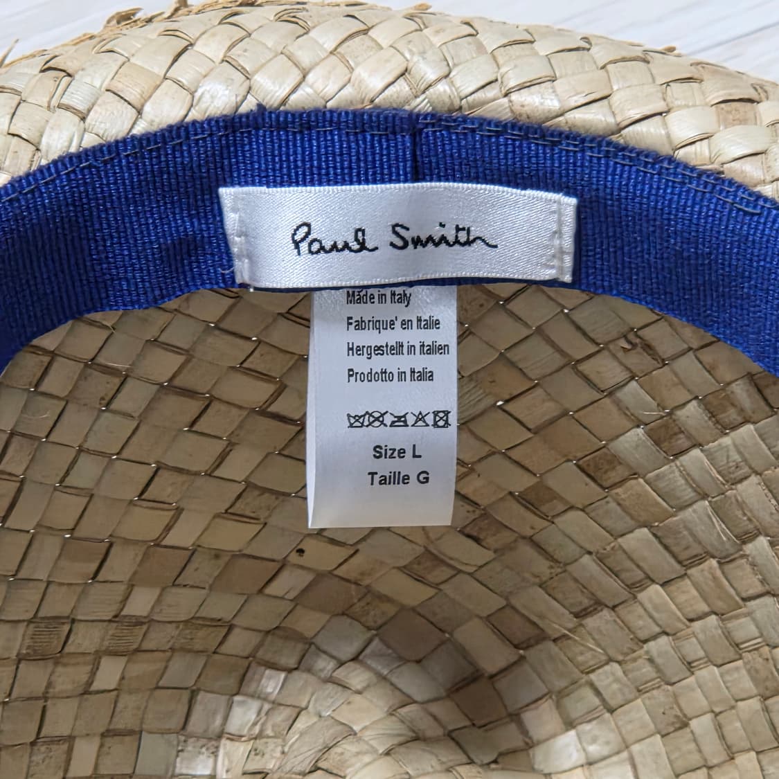 Paul Smith 폴스미스 밀짚 트릴비 햇 페도라 상품이미지4