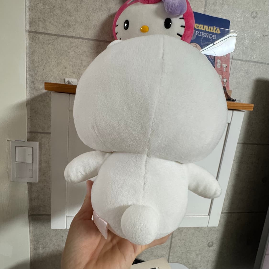 빈티지 고전 헬로키티x위베어베어스 콜라보 봉제인형 상품이미지8