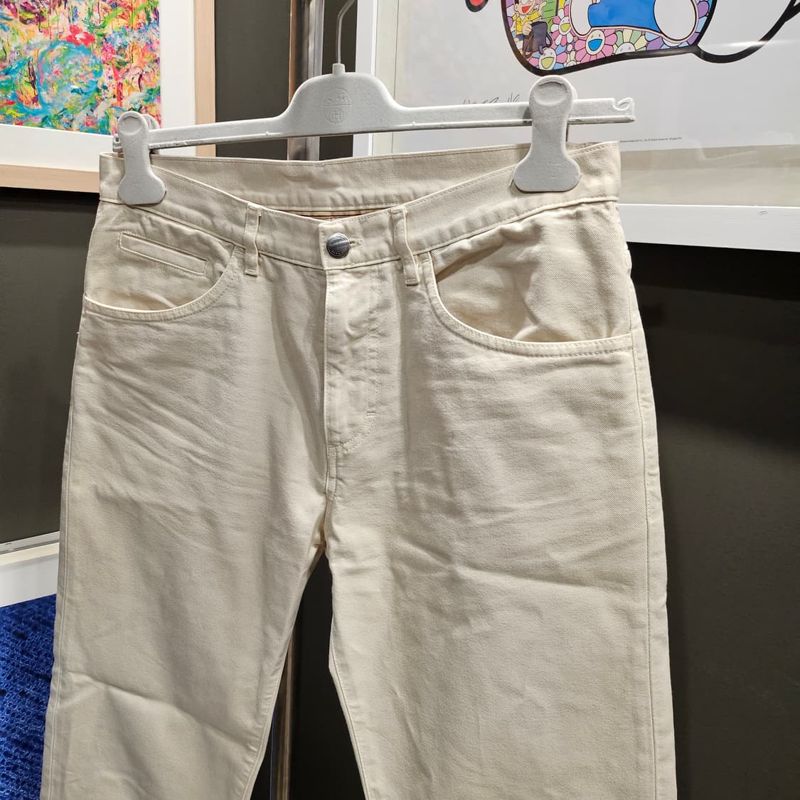 로로피아나 코튼 면 팬츠 상품이미지2