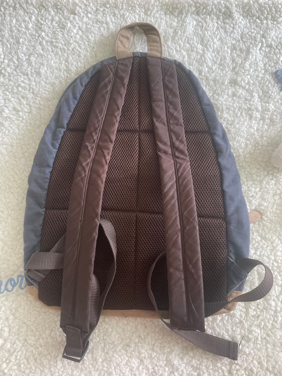 모리걸 빈티지 네이비 레이스 백팩 💙🎀🤍 상품이미지2