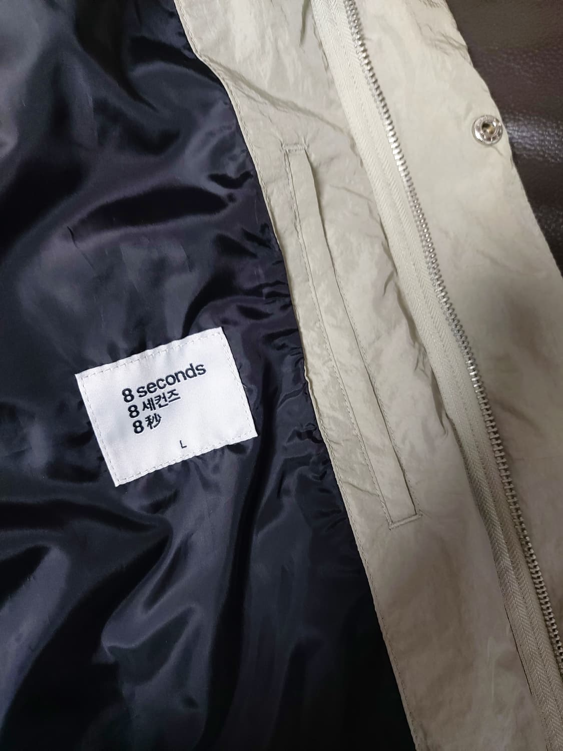 에잇세컨즈 남성 오버핏 퀄팅 경량 점퍼 (L) 상품이미지6