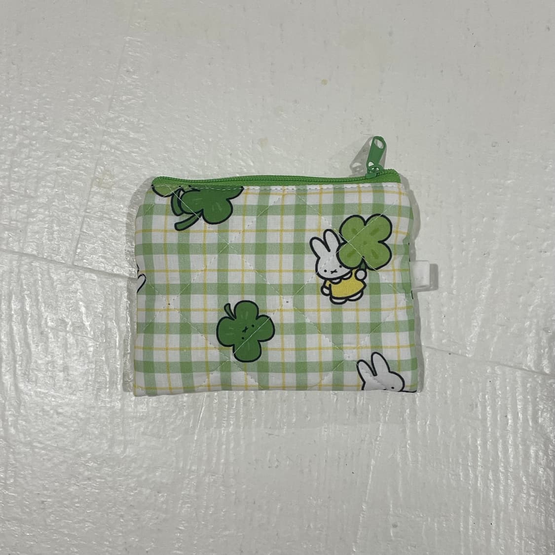 [ 핸드메이드 ] 미피 클로브 원단 미니 지퍼 카드지갑 상품이미지1
