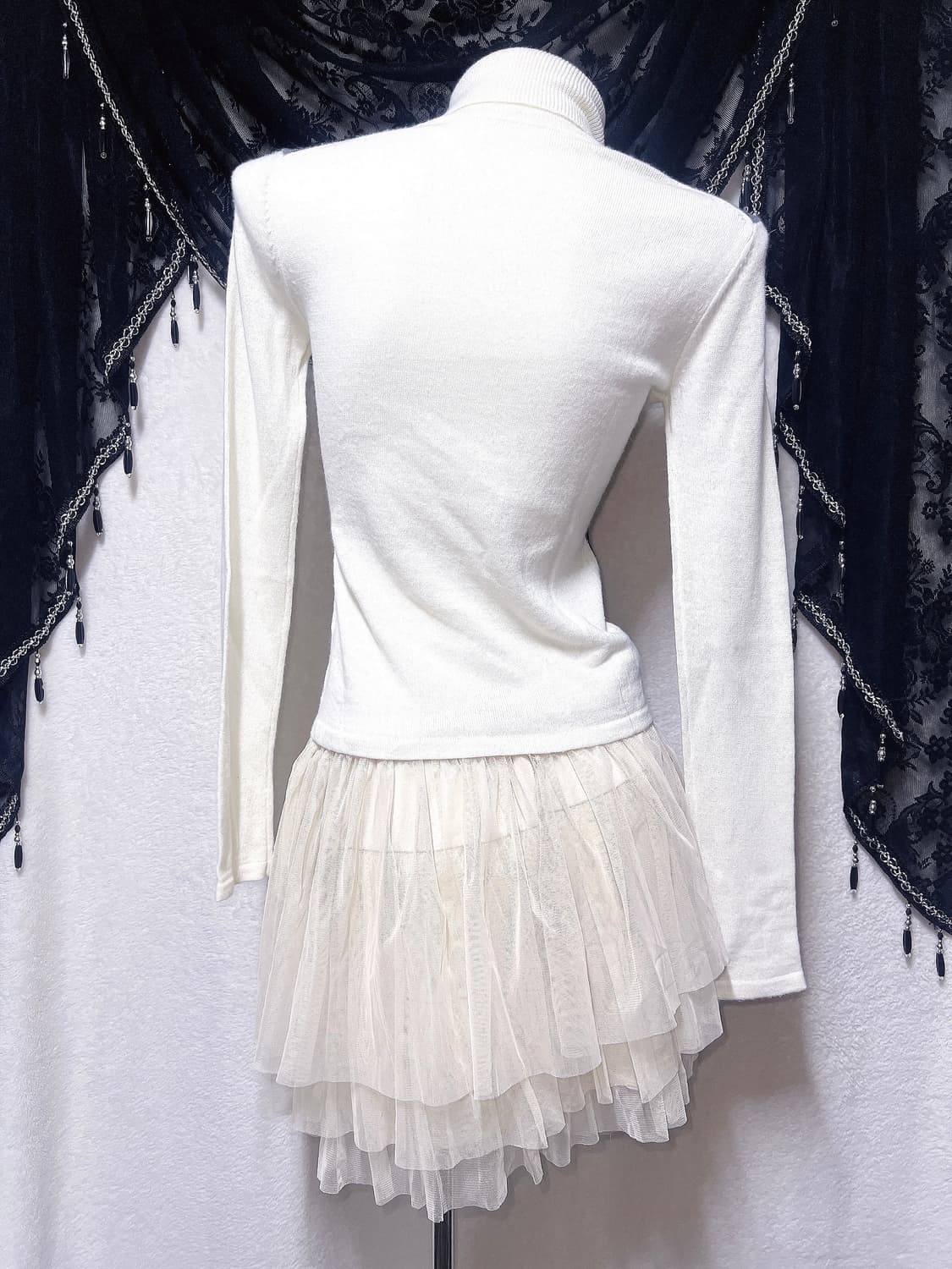 로맨틱갸루 로걀 라떼 달천깔 샤스커트 튜튜 캉캉치마 러블리 핀터 큐롯 상품이미지5