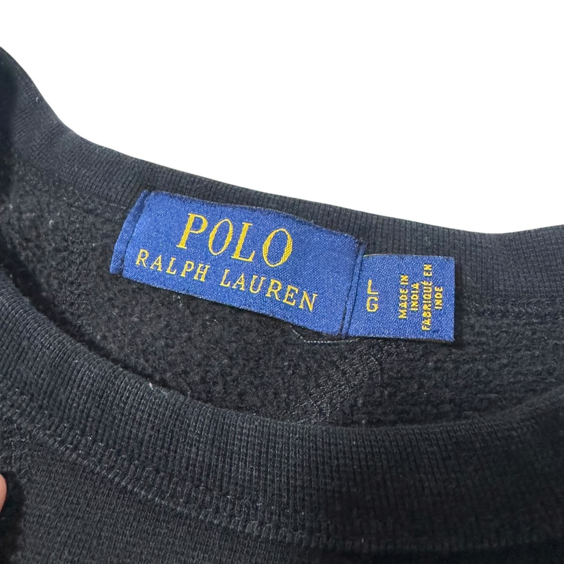 신형 폴로 랄프로렌 블랙 맨투맨 상품이미지3