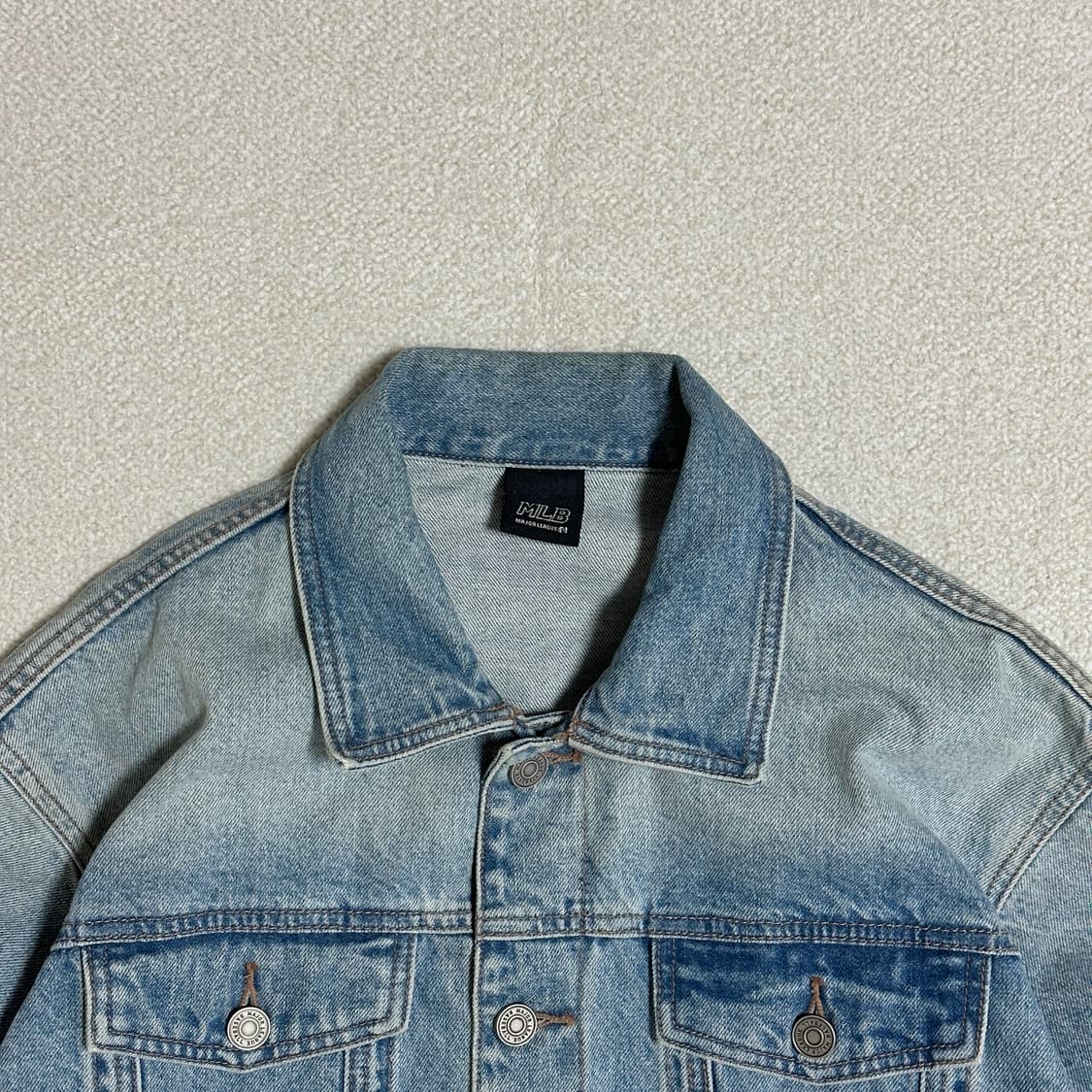 MLB 빅로고 데님자켓 NY 상품이미지5