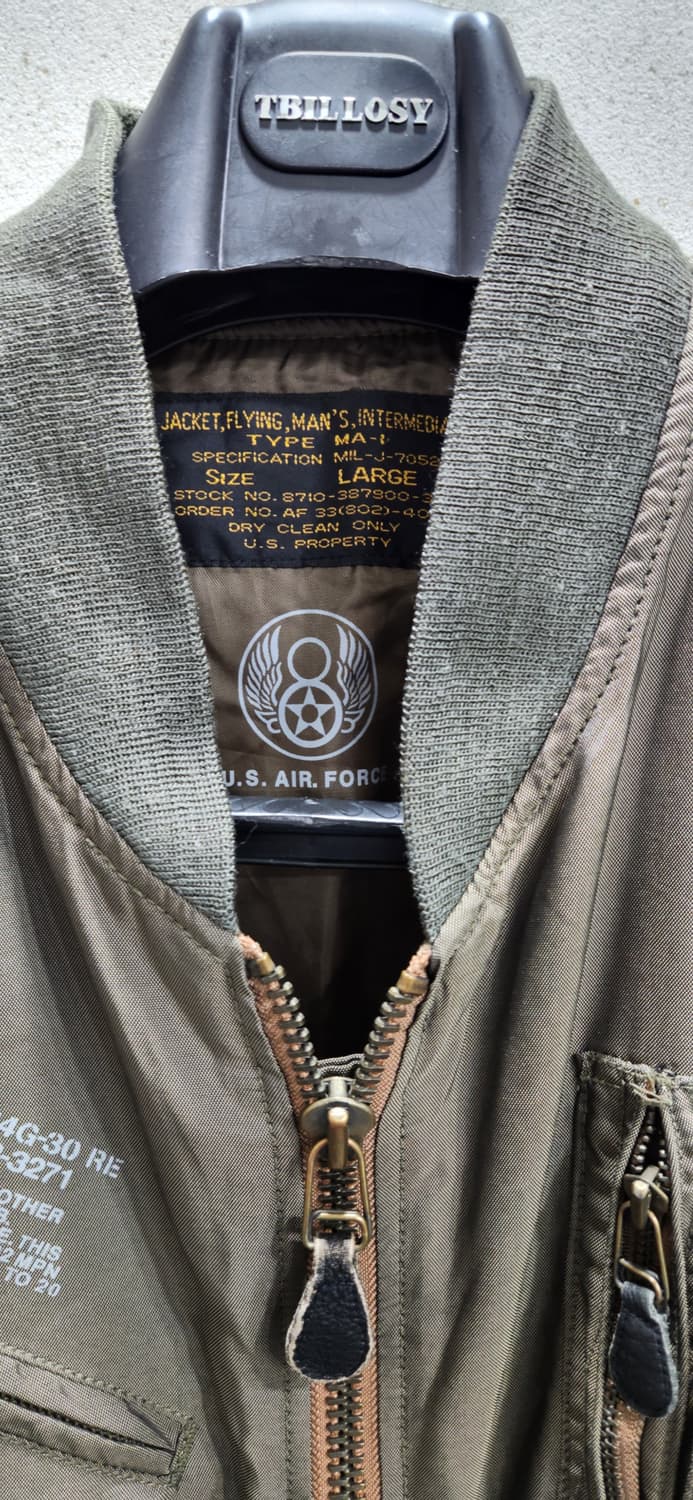 US AIRFORCE 플라이트 항공 파일럿 조끼 상품이미지5