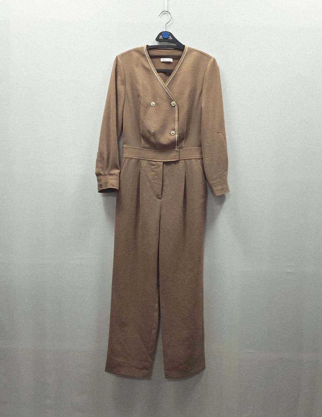 1326 잇미샤 더블 버튼 벨티드 점프수트 상품이미지1