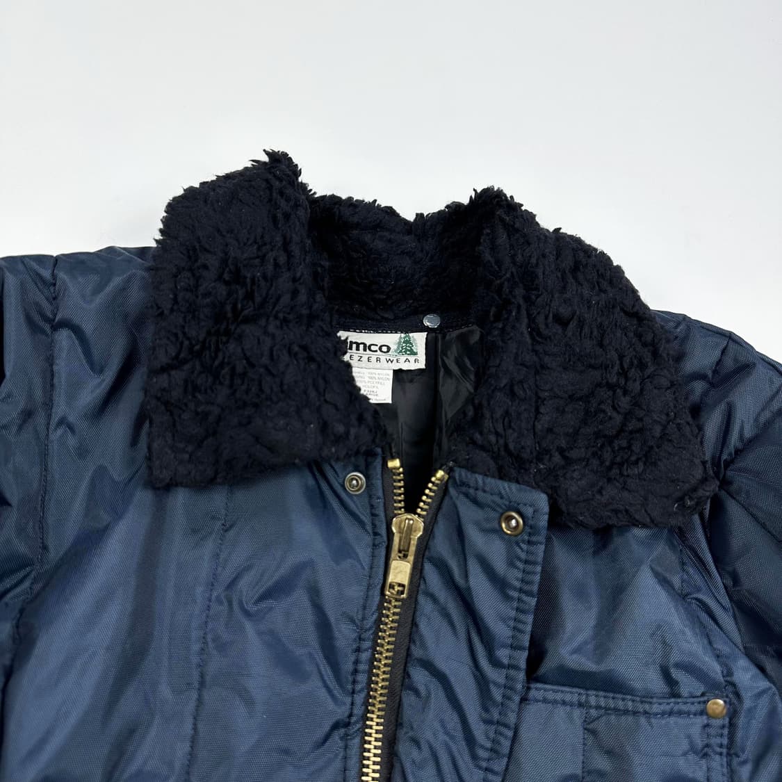 VTG 빈티지 퀼팅 워크자켓 네이비 L 상품이미지4