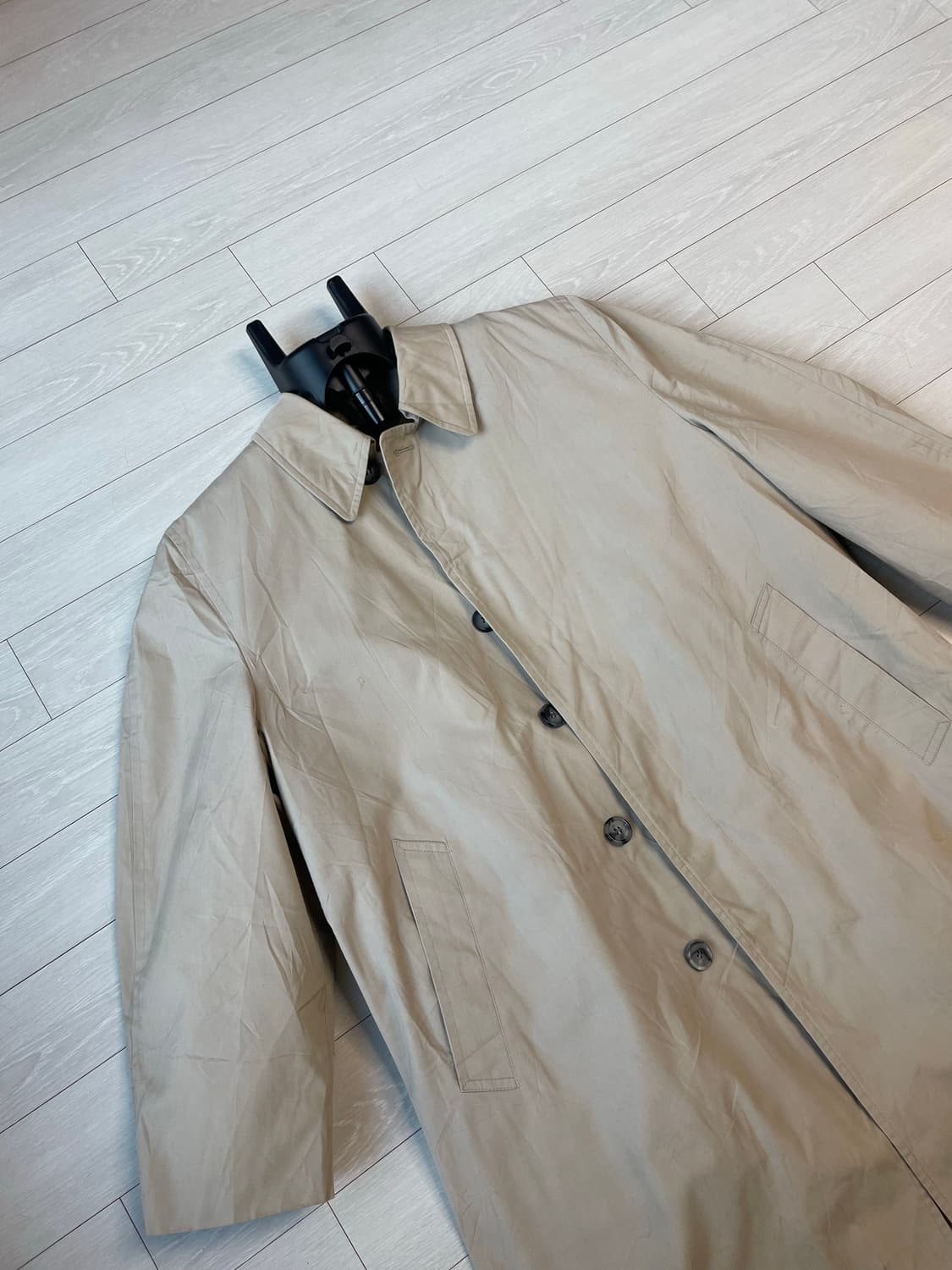 London Fog 90년대 빈티지 트렌치 하프코트 상품이미지1