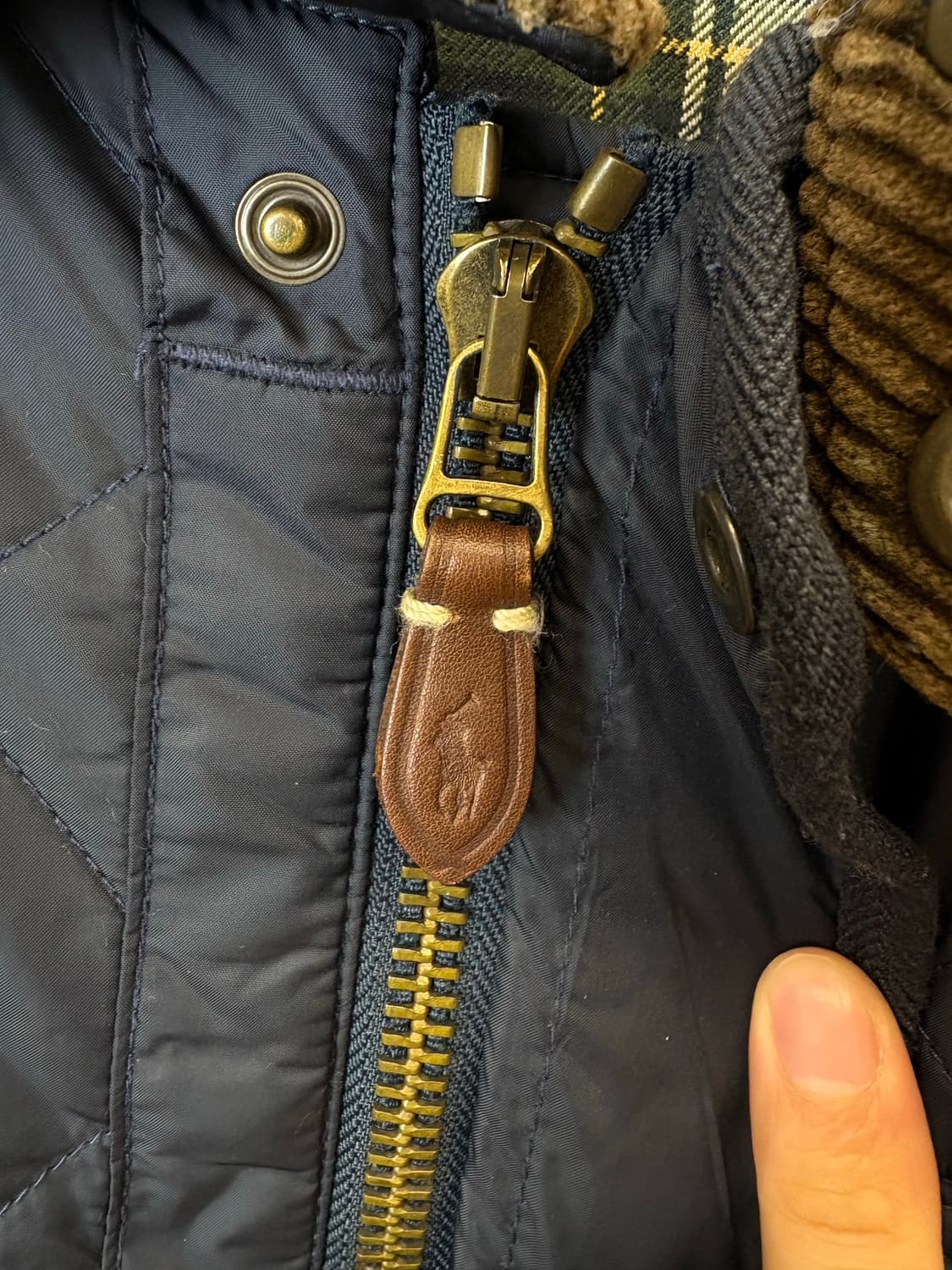 폴로랄프로렌 캠튼 퀼팅자켓 네이비 상품이미지7