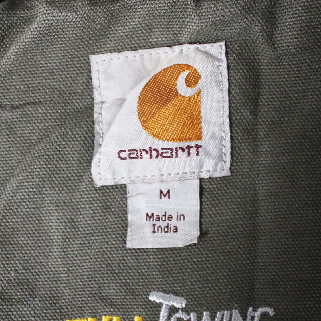Carhartt 칼하트 덕 캔버스 인슐레이티드 다크 올리브 자켓  상품이미지6