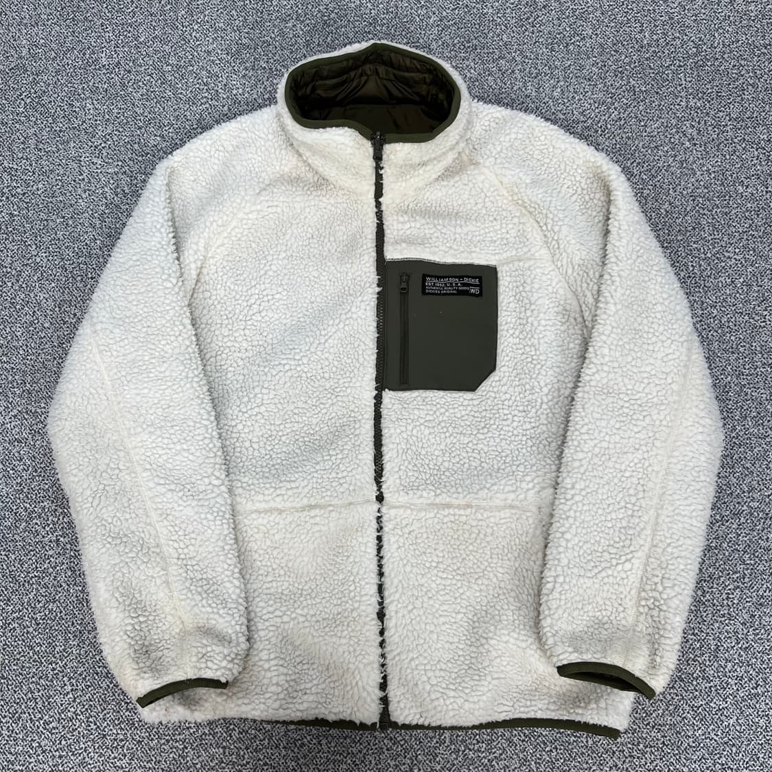 <디키즈 리버시블 플리스 카키 자켓> No.1367 상품이미지3