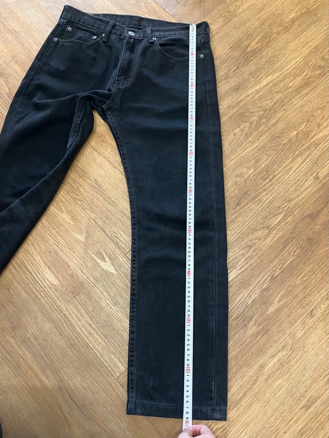 N8 리바이스 505 블랙 데님팬츠 청바지 상품이미지8