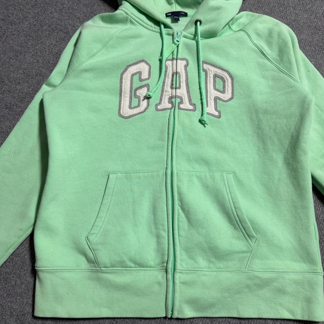 갭 민트 후드집업 L 상품이미지2