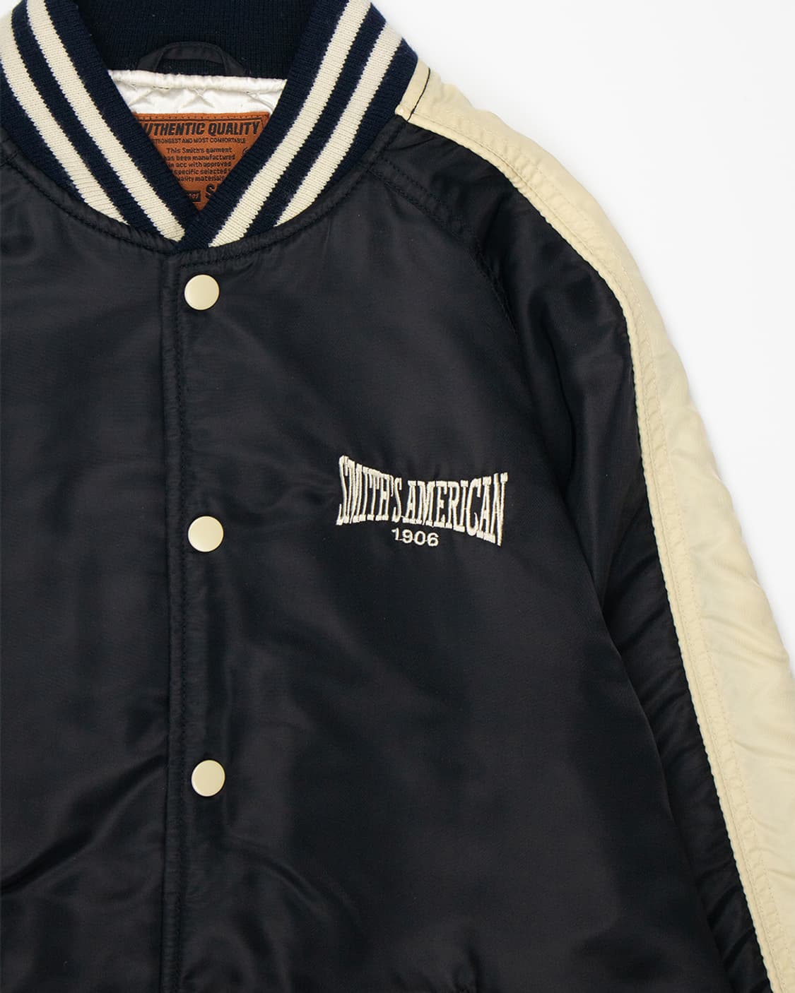 Smith's American 새틴 바시티 자켓 상품이미지4